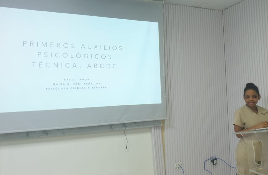 Taller sobre Primeros Auxilios Psicológicos.