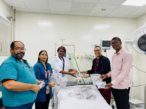 HFVCS fortalece el &aacute;rea de emergencias con entrega de accesorios para monitores de signos vitales